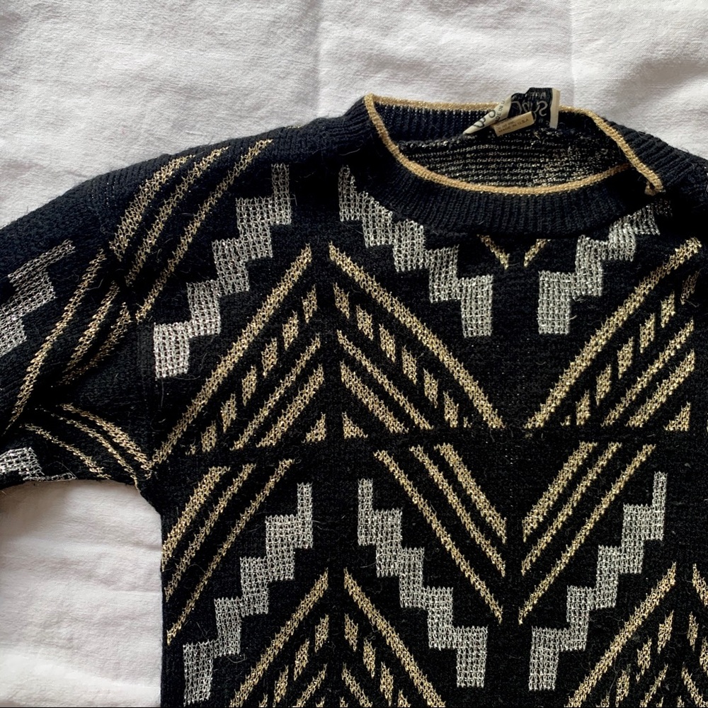 Vintage 80's Metallic Sweater